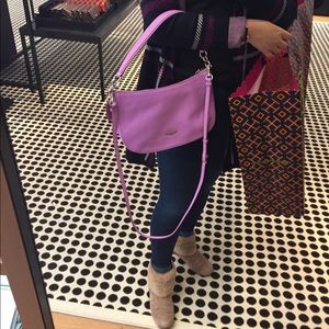 Authentic brand new with tag purple Coach hobo bag